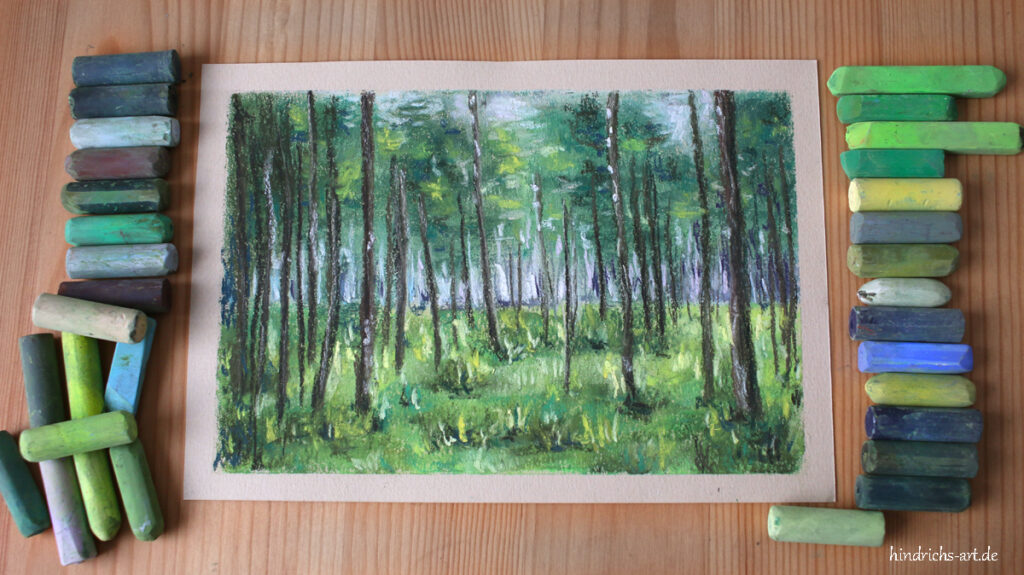 Pastellkreide Bild
