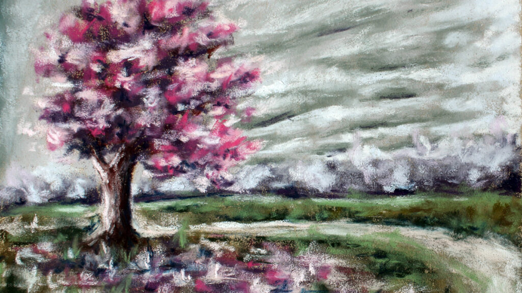 Baum Pastellkreide - Hindrichs-Art