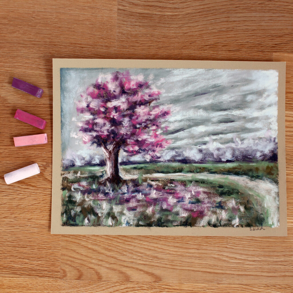 Baum Pastellkreide Hindrichs-Art