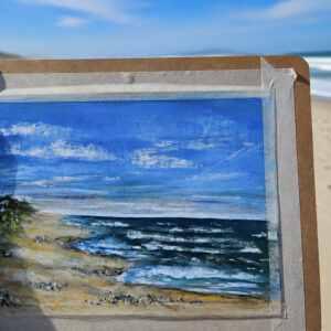 Mehr über den Artikel erfahren Plein Air in Dänemark – Malen am Strand